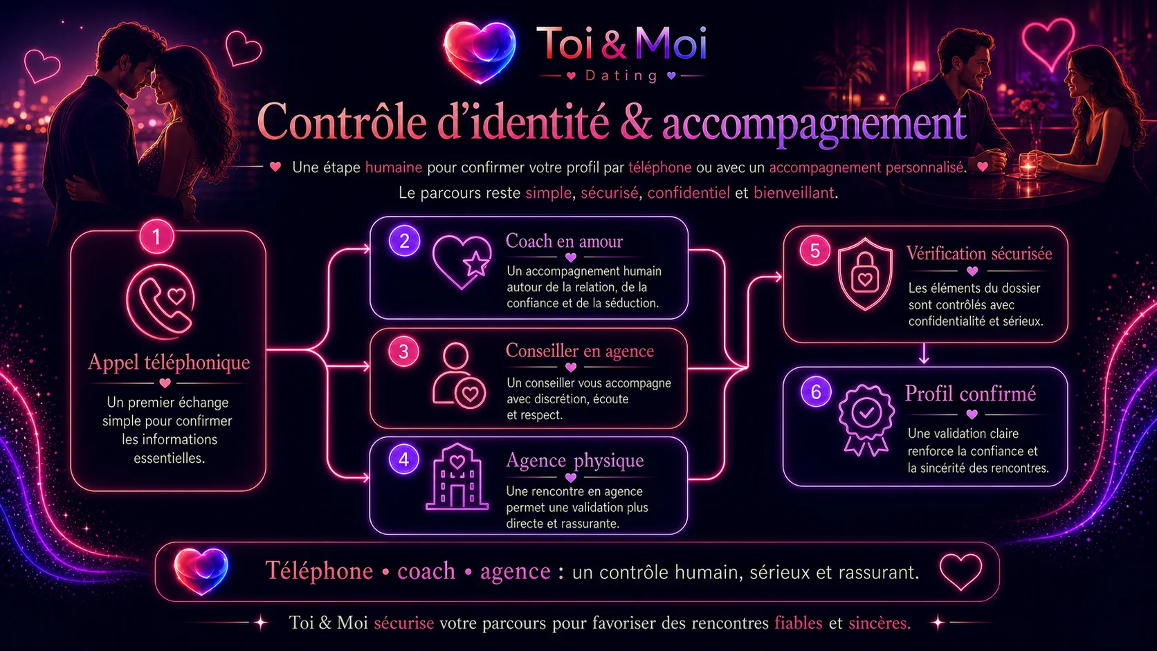 Toi & Moi Dating - ce qui guide votre coeur