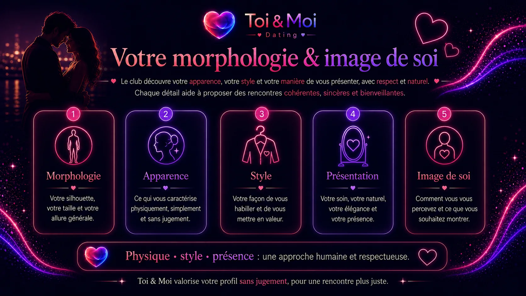 Toi & Moi Dating - ce qui guide votre coeur