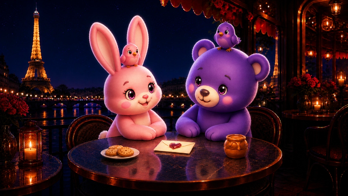 Milo et Lila avancent ensemble dans Paris, loin des applications de swipe.